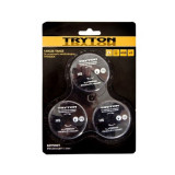 Set 3 discuri pentru metal Tryton, 54 mm