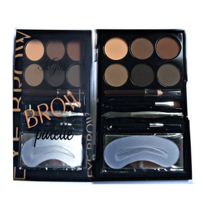 Trusa Fard Sprancene, For Me Only, Makeup, Eyebrow Palette, 02, sablon inclus foto