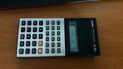 CALCULATOR CASIO SCIENTIFIC FX-82B ,FUNCTIONEAZA SI ESTE FOARTE RAR ! foto