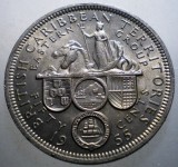 J.213 BRITISH CARIBBEAN TERRITORIES EAST STATES ELIZABETH II 50 CENTS 1955 XF, America Centrala si de Sud, Cupru-Nichel