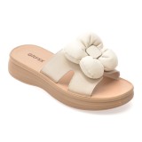 Papuci GRYXX bej, 4696501, din piele naturala