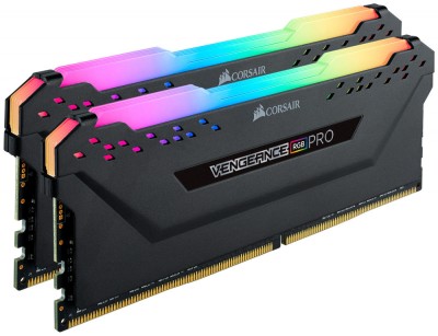 Memorie DDR Corsair DDR4 16 GB, frecventa 3600 MHz, 8 GB x 2 module, radiator, iluminare RGB, &amp;quot;CMW16GX4M2C3600C18&amp;quot; foto