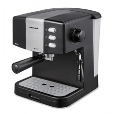 Espressor manual Sellenth Heinner, 850 W, 15 bar, 1.5 l, dispozitiv spumare, filtru dublu inox, Negru/Argintiu foto