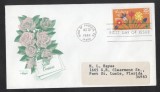 United States 1988 Flowers Greeting stamps 25c FDC K.732