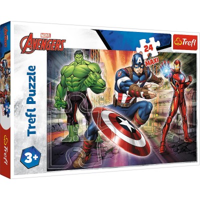 PUZZLE TREFL 24 MAXI EROI AVENGERS foto