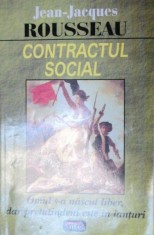 CONTRACTUL SOCIAL - JEAN-JACQUES ROUSSEAU foto