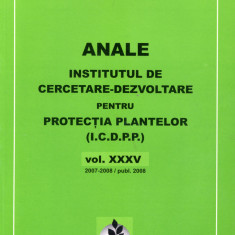 Anale, institutul de cercetare-dezvoltare pentru protectia plantelor