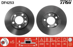 TRW DF4253 Disc frana
