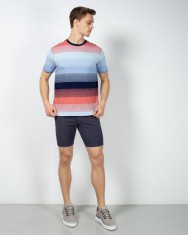 Pantaloni scurti din bumbac cu buzunare 23KOS38011 foto
