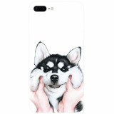 Husa silicon pentru Apple Iphone 7 Plus, Cute Dog 1