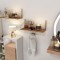 Raft de perete Wall Shelf Straight, Aur, 16 x 16 x 45 cm
