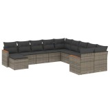 Cumpara ieftin Patio Sofa Set 11-Locuri Grey