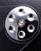 Kit ornamente cromate laterale fixare viziera casca MT Retro Leather (colectia noua)