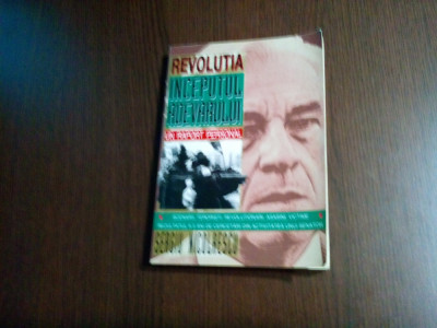 REVOLUTIA INCEPUTUL ADEVERULUI - Sergiu Nicolaescu (autograf) -1995, 293 p. foto