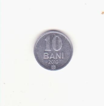 Moldova 10 bani 2010