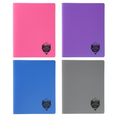 Caiet A4 matematica , 60 file, coperta plastic, diverse culori, DACO foto