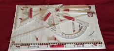 material didactic set desen tehnic produs de BETZOLD INSTRUMENTE geoliner Trusa de instrumente geometrice magnetice