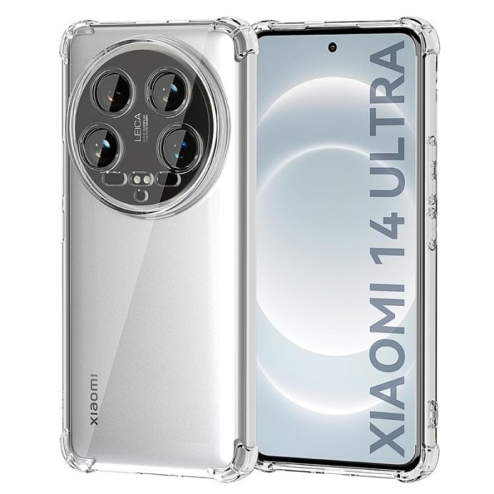 Husa Xiaomi 14 Ultra Techsuit Silicon Antishock Transparenta