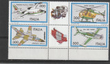 Transporturi,aviatie,1982,Italia., Nestampilat