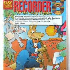 10 EASY LESSONS -Learn to Play...RECORDER for the Young Beginner -Carte + CD+DVD