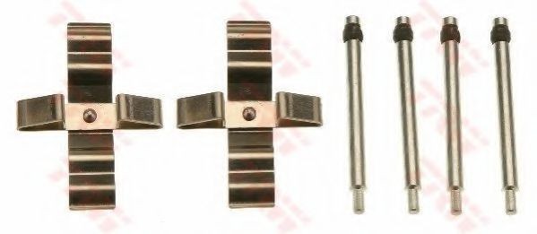 Set accesorii, placute frana MERCEDES M-CLASS (W163) (1998 - 2005) TRW PFK631