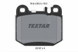 Set placute frana TEXTAR 2315702