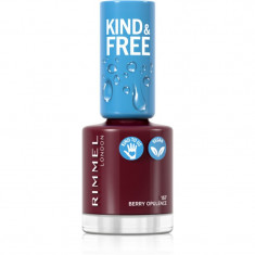 Rimmel Kind & Free lac de unghii culoare 157 Berry Opulence 8 ml