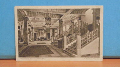 GERMANIA - HAMBURG - HOTEL ATLANTIC - 1916 - CIRCULATA. foto