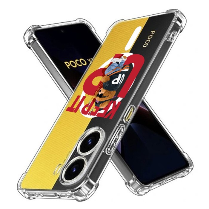 Husa antisoc pentru xiaomi poco x7 pro - airbag tpu, col&Egrave;uri ranforsate - keep it up