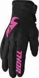 Manusi atv/cross dame Thor Sector, culoare negru/roz, marime XL Cod Produs: MX_NEW 33310245PE