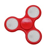 Spinner anti-stres PNI Speedy, rosu, LED multicolor, 3 brate, rulmenti cu bile
