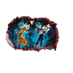 Sticker decorativ, gaura in perete 3D, Dragon Ball, 85 cm, 1019STK