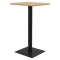 vidaXL Masă de bistro, culoarea stejarului, 70x70x107 cm