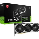 Placa video MSI GEFORCE RTX 4070 VENTUS 3X E 12G OC, 12GB GDDR6X, 192-bit
