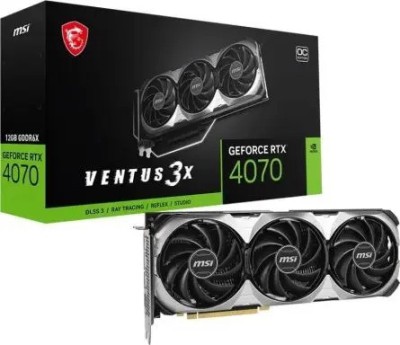 Placa video MSI GEFORCE RTX 4070 VENTUS 3X E 12G OC, 12GB GDDR6X, 192-bit foto