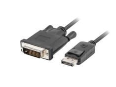 Cablu DisplayPort v1.2 mufa tata la DVI-D 24+1 mufa tata 3m 1080p negru LANBERG CA-DPDV-10CU-0030-BK