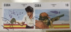 (M) Timbre serii Straine Sport Cuba tenis
