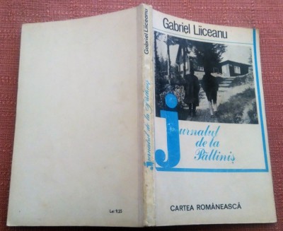 Jurnalul de la Paltinis. Un model paideic in cultura umanista - Gabriel Liiceanu foto