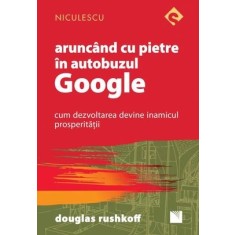 Arunc&acirc;nd cu pietre &icirc;n autobuzul Google