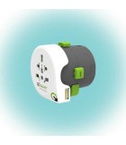 Adaptor calatorii Qdapter +USB AUSTRALIA CHINA IT UK CH BRAZIL USA