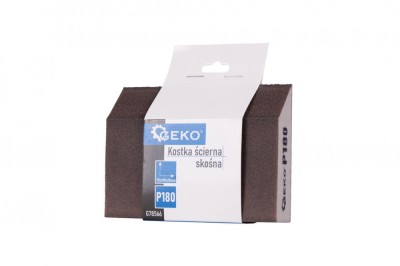 Burete abraziv pentru slefuire, 125 x 90 x 25 mm, P180, Geko G78566 foto