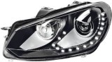 Far VW Golf 6 (1L) 10.2008- Hella partea Dreapta tip bec Xenon D1S+LED, cu lumina viraje, cu lumini de zi
