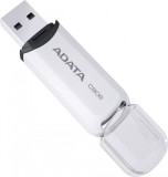 MEMORIE USB 2.0 ADATA 32 GB, cu capac, carcasa plastic, alb, &quot;AC906-32G-RWH&quot; (timbru verde 0.03 lei)