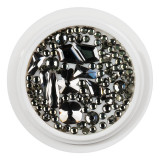 Cumpara ieftin Cristale Unghii LUXORISE, Midnight Black, LUXORISE Nail Art