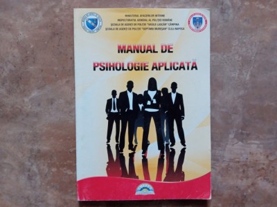 Manual de Psihologie Aplicată, 2013 foto