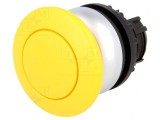 Comutator apăsare 22mm galben