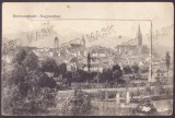 2597 - SIBIU, Panorama, Leporello - old postcard + 10 Mini photocards used 1916