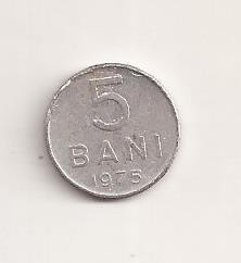 Moneda - Romania 5 bani 1975 , v14