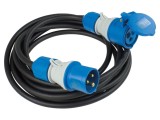 Prelungitor Alimentare AS SCHWABE 3G2,5mm&sup2; 5m Negru 1 Priză Cod 61401