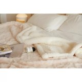 Cumpara ieftin Patura Cocolino cu Blanita Uni, Model Tricotat-JO265 UNT